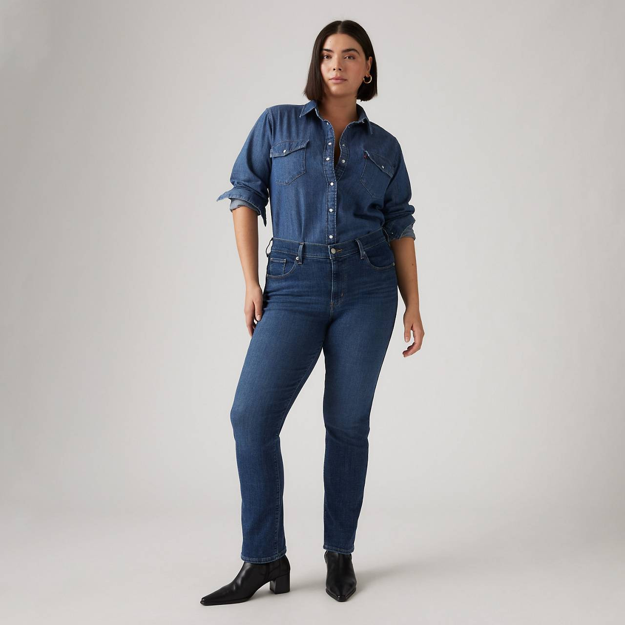 CLASSIC STRAIGHT FIT WOMEN'S JEANS - 7