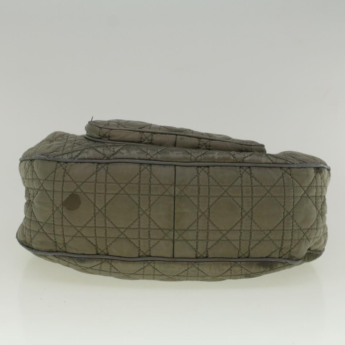 DIOR Canage Hand Bag Nylon Gray - 5
