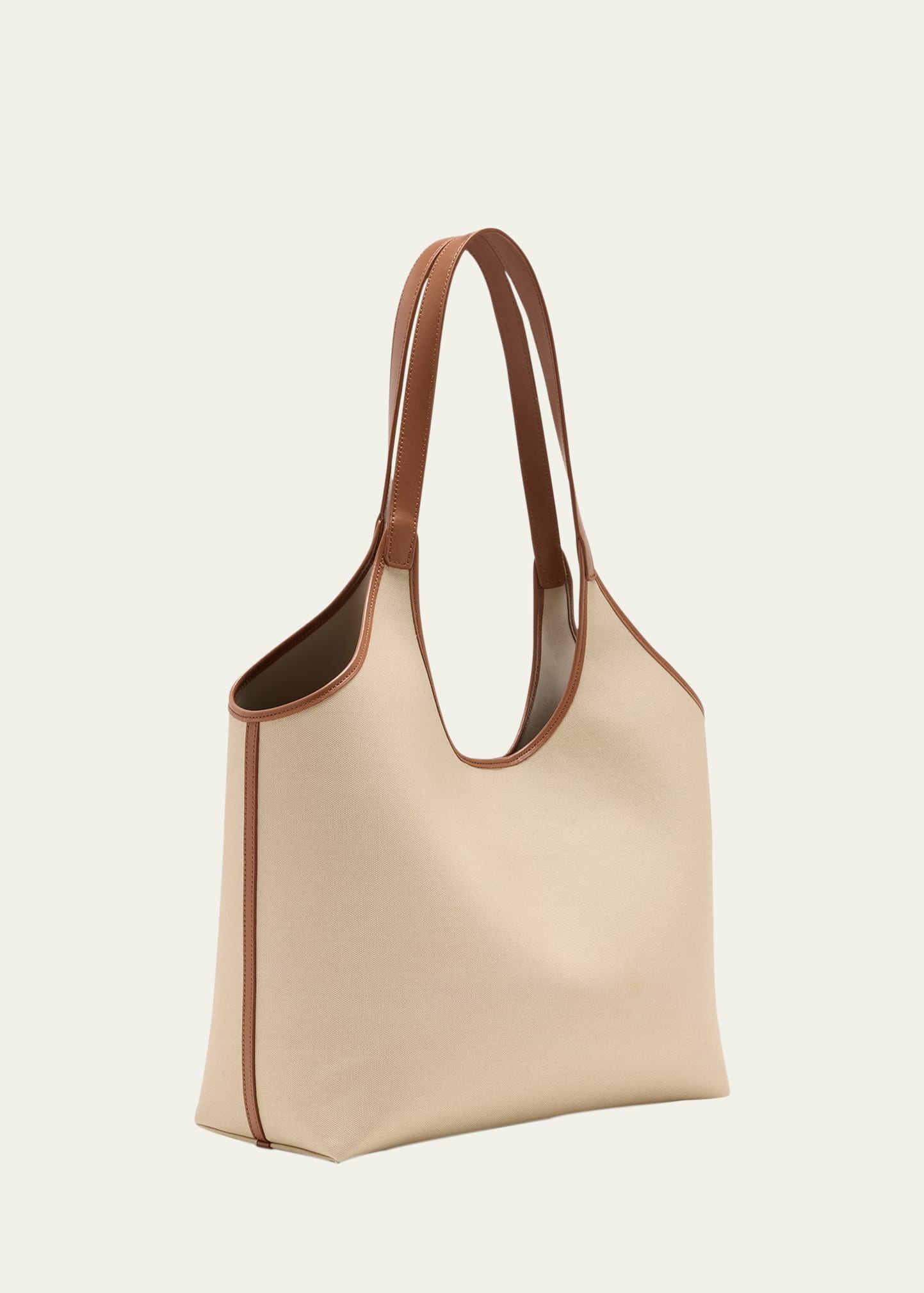 Canvas Basket Shoulder Bag - 3
