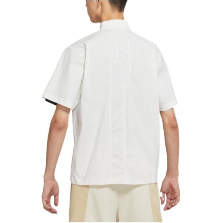 Air Jordan FW22 Logo Zion Shirt 'White Black' DR2173-133 - 5