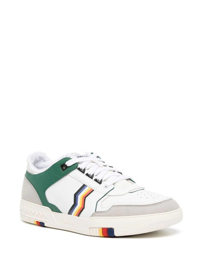 Missoni zigzag-print leather sneakers outlook