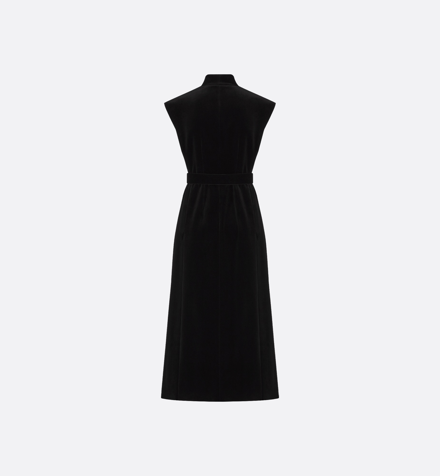 Mid-Length Belted Dress - 2