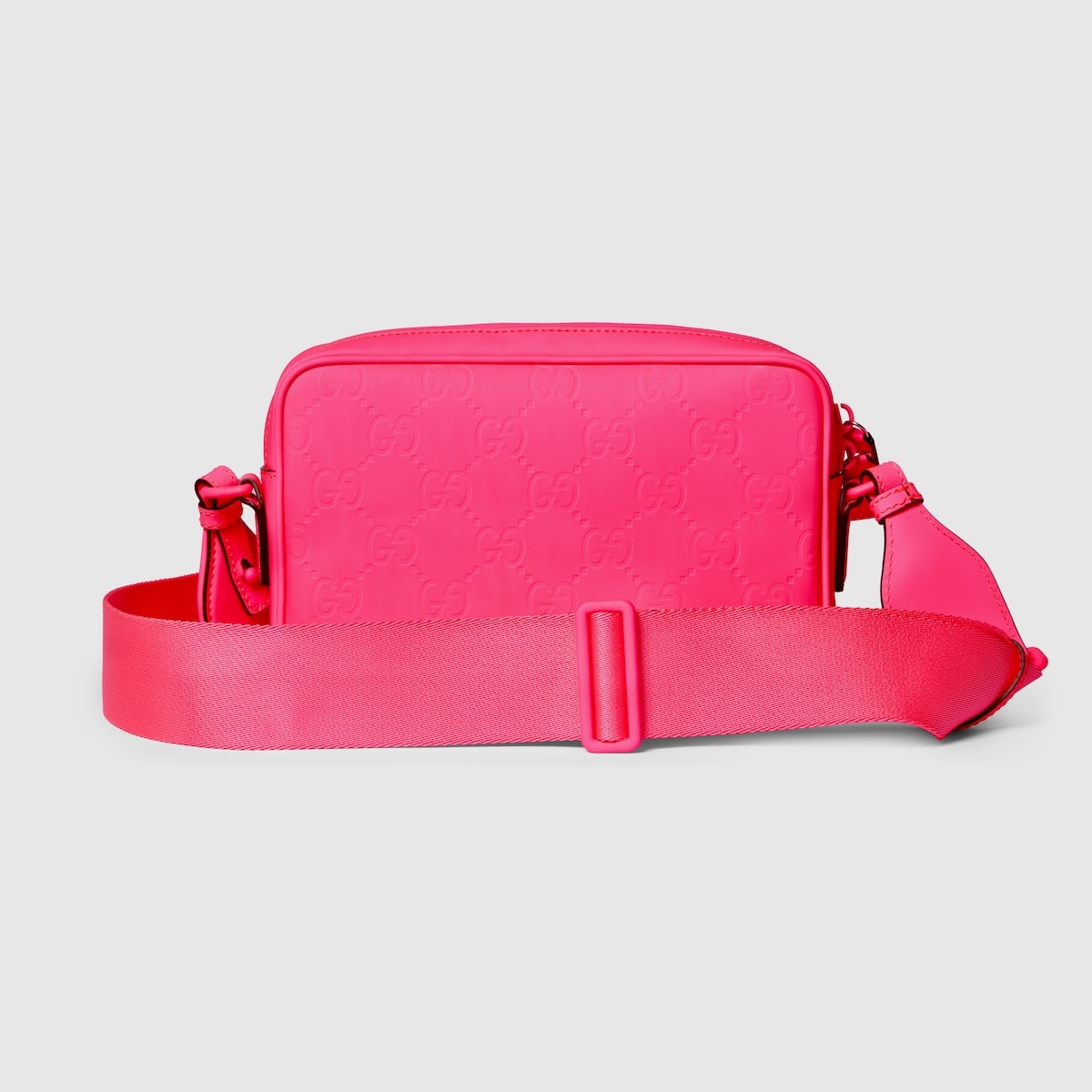 GG rubber-effect crossbody bag - 4