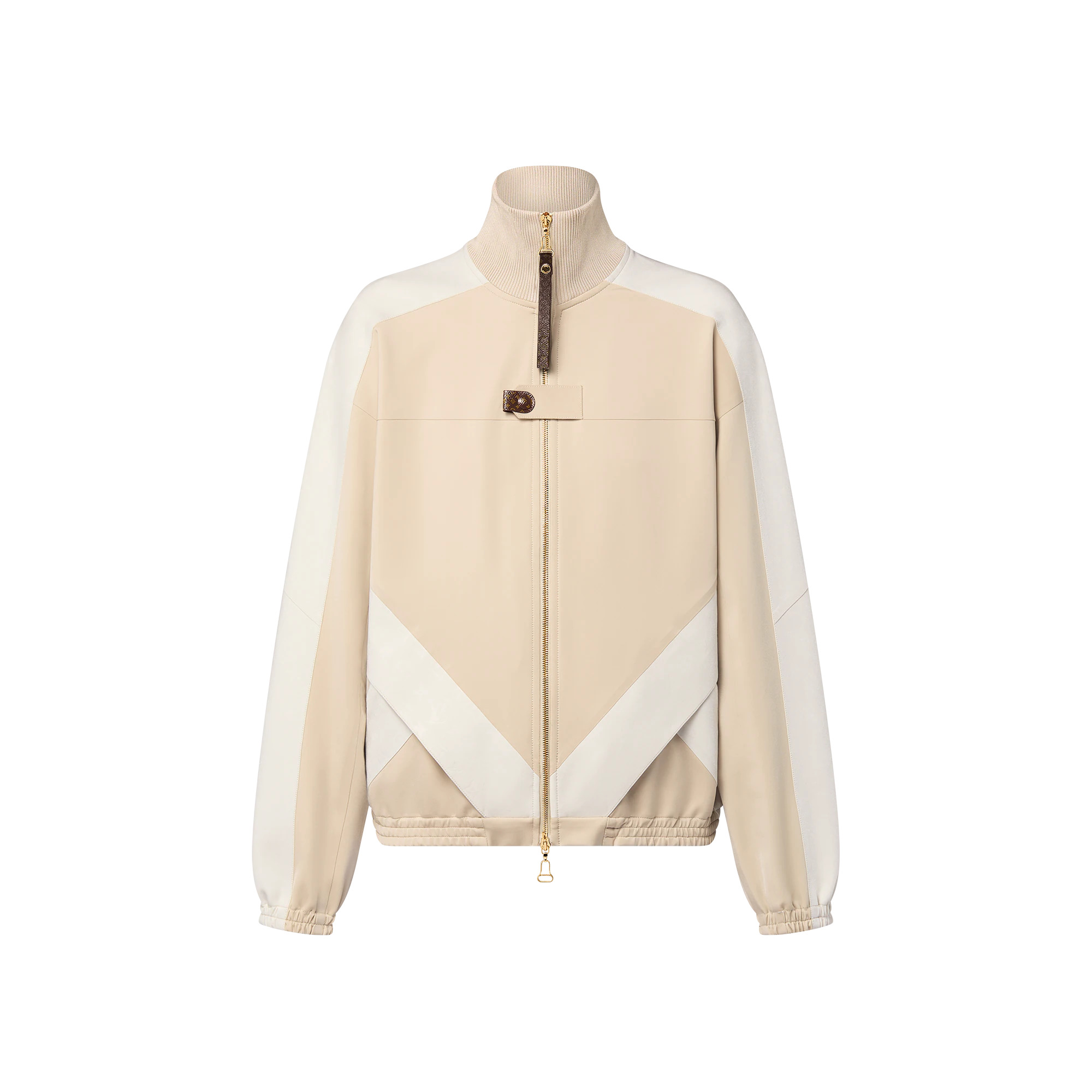 Color-Blocked Zip-Up Jacket - 1