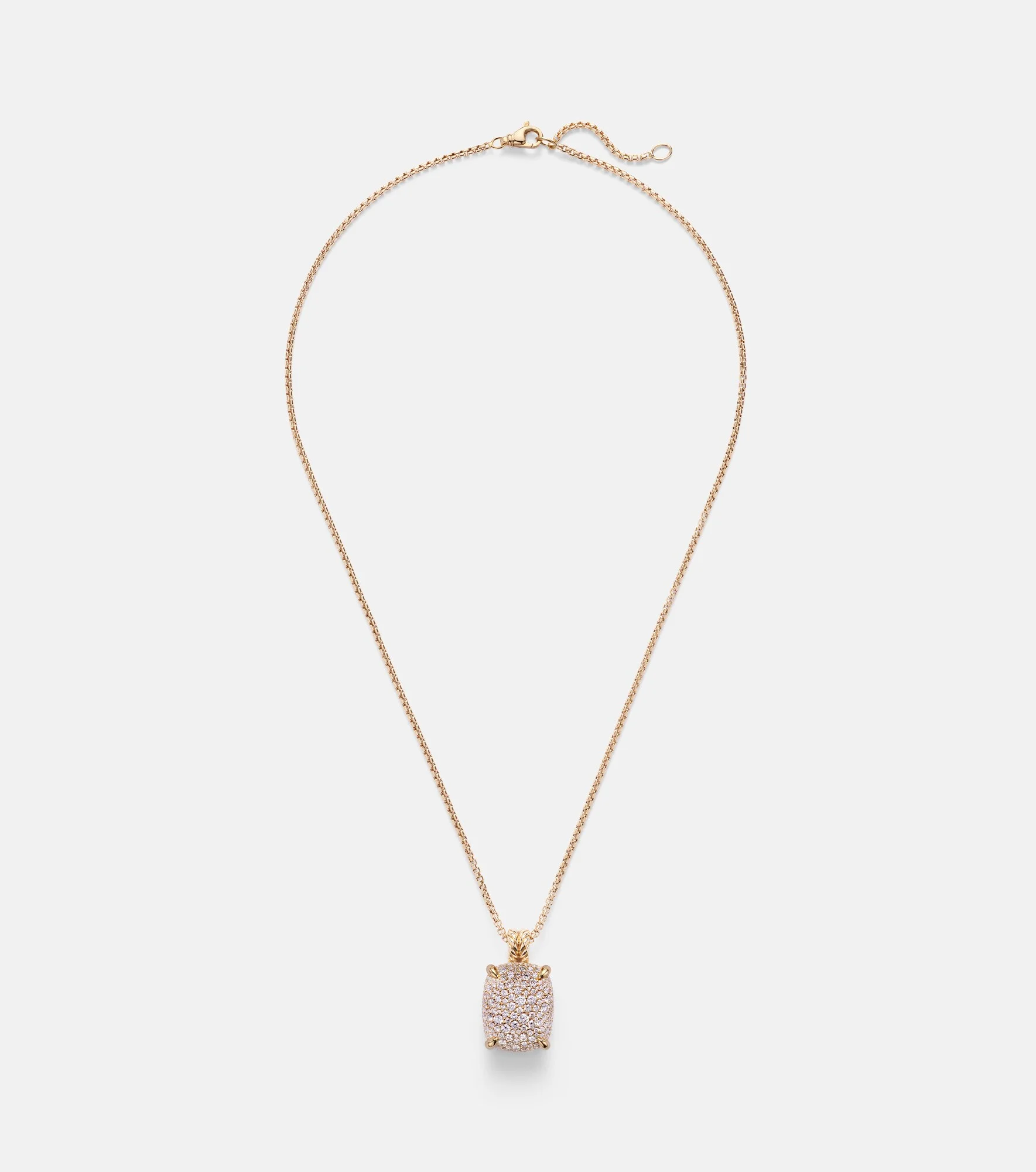Châtelaine® 18kt gold pendant necklace with diamonds - 1