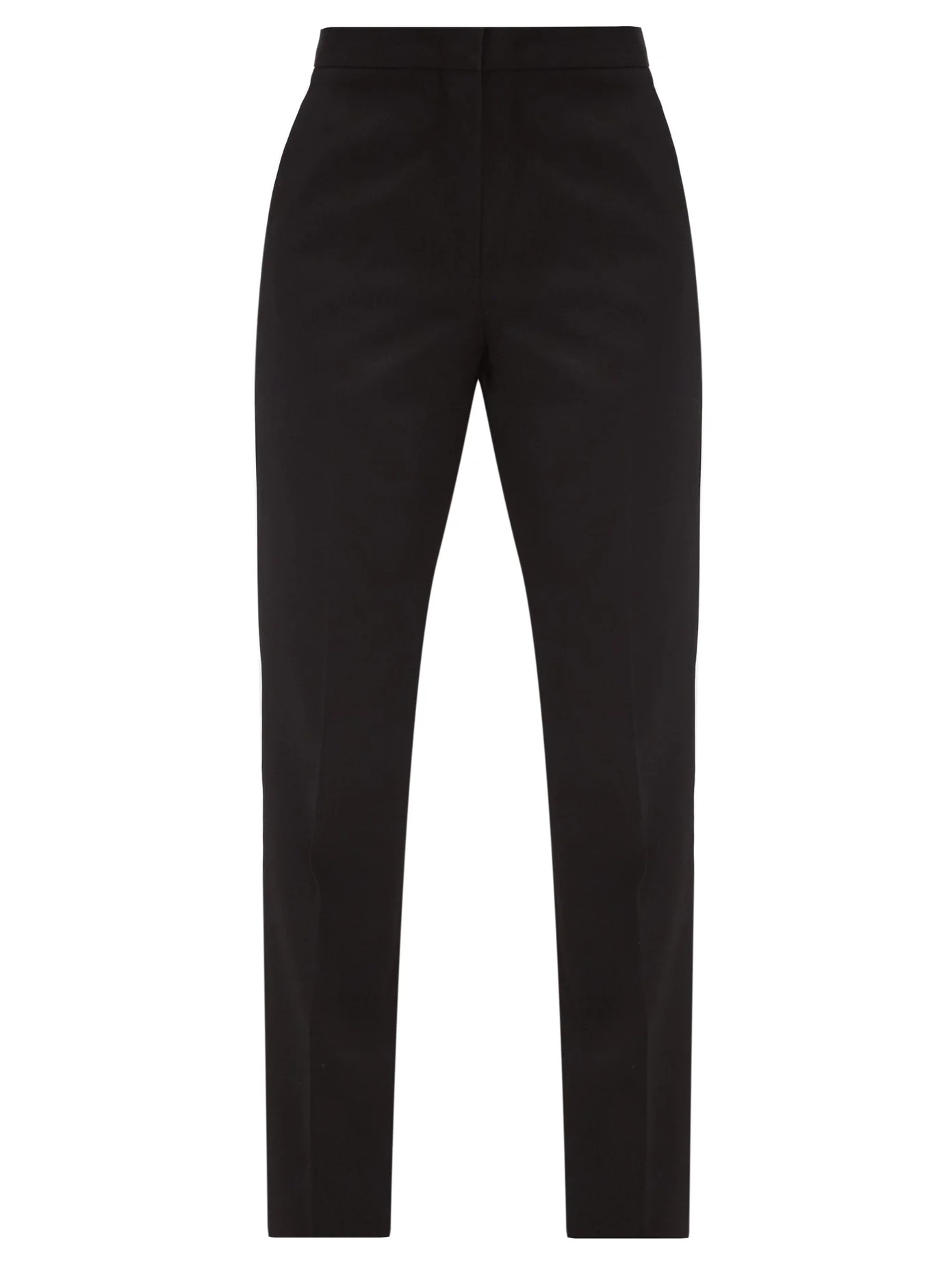 Mang fleece-wool gabardine trousers - 1