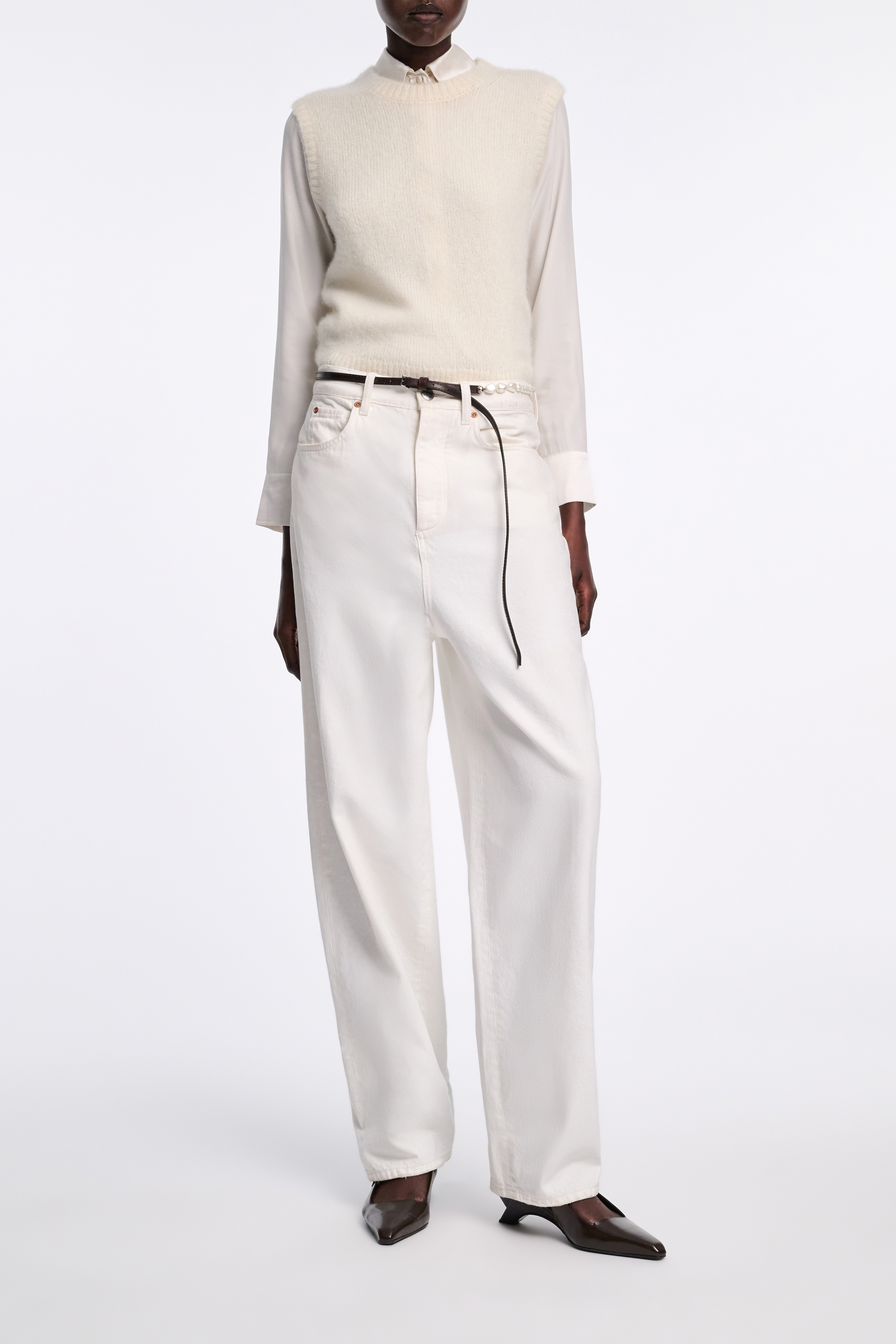 PEARL PERFECTION pearl stud belt - 2