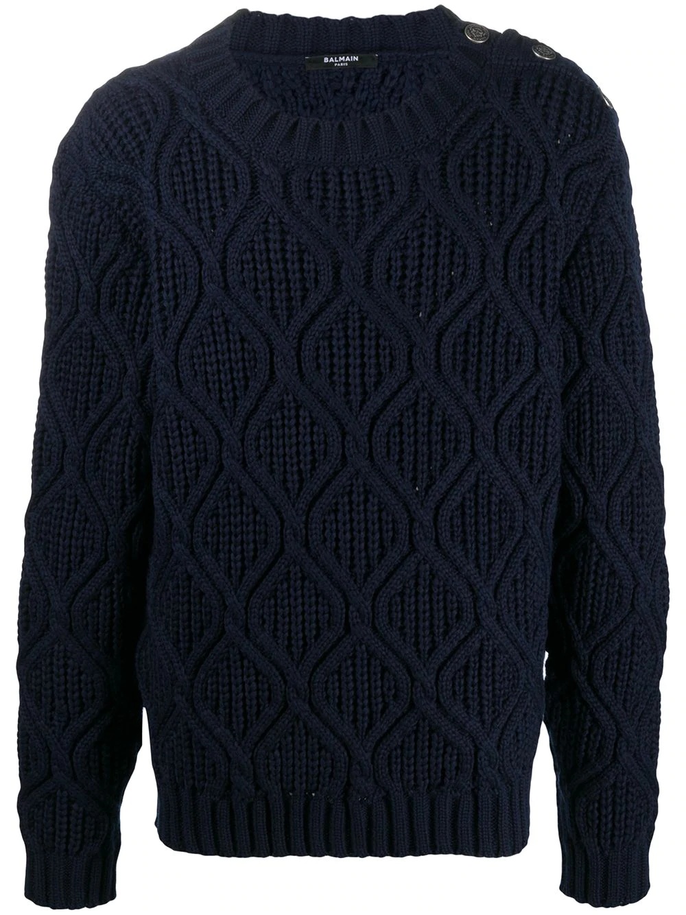 cable-knit jumper - 1