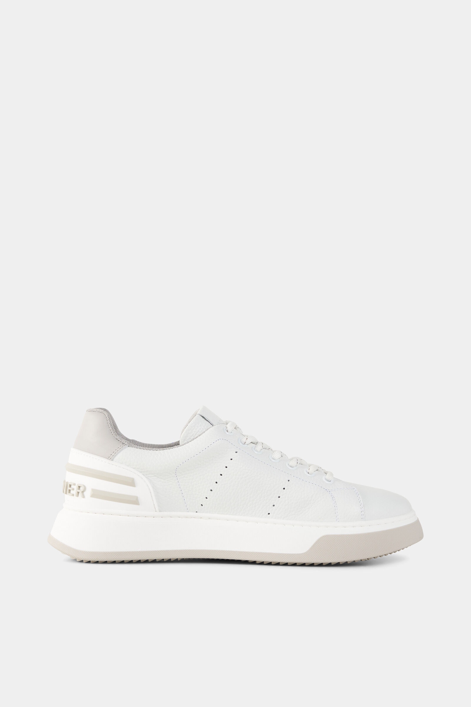Milan sneaker in White/light gray - 2