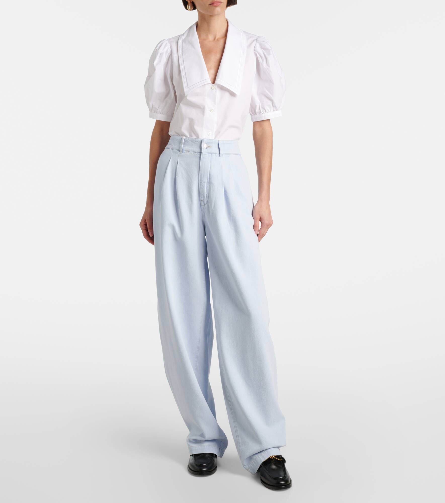 The Tapered wide-leg jeans - 7
