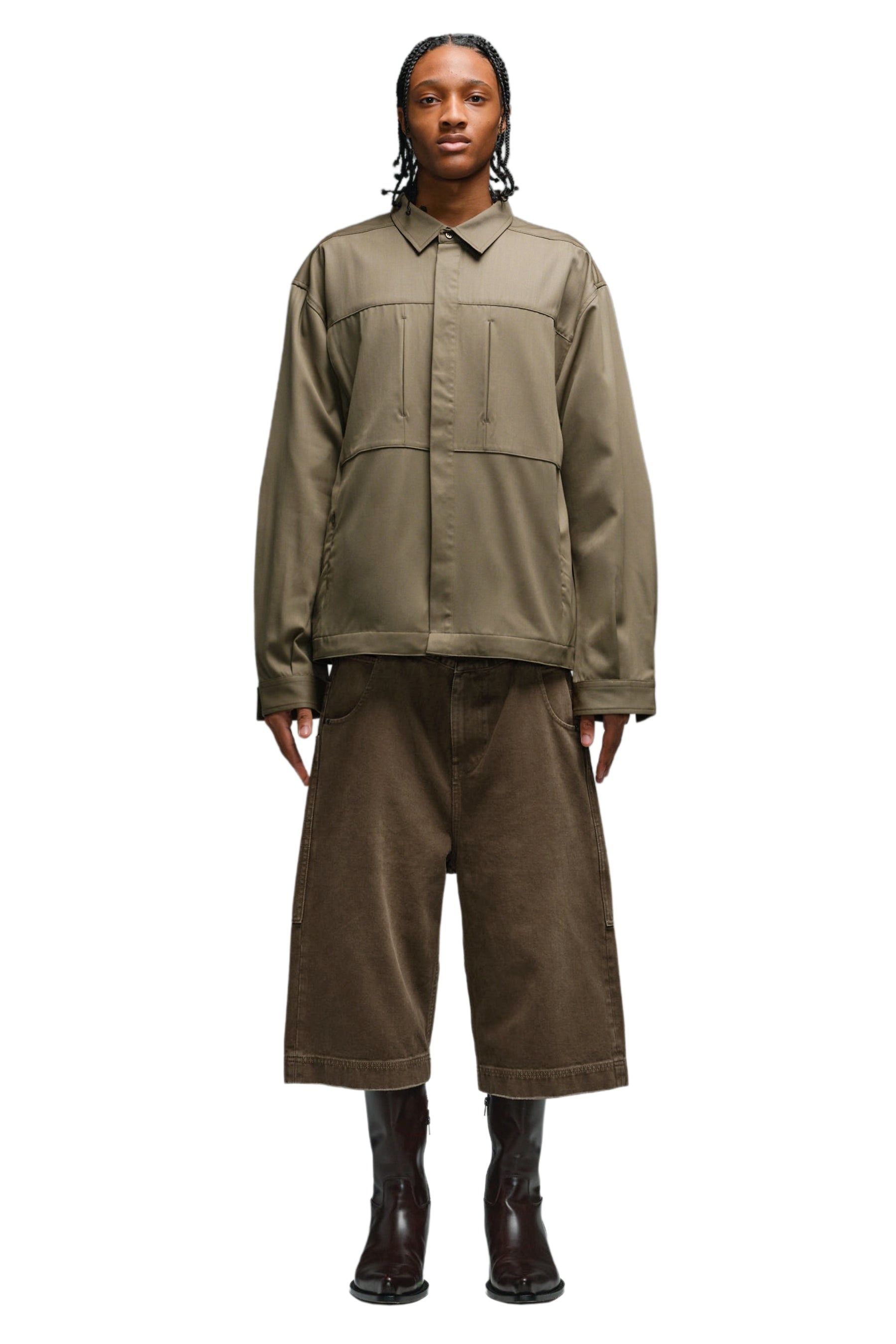パンツ entire studios D-SHORTS / MILITARY STONE entire studios D-SHORTS / MILITARY STONE | nubiantokyo