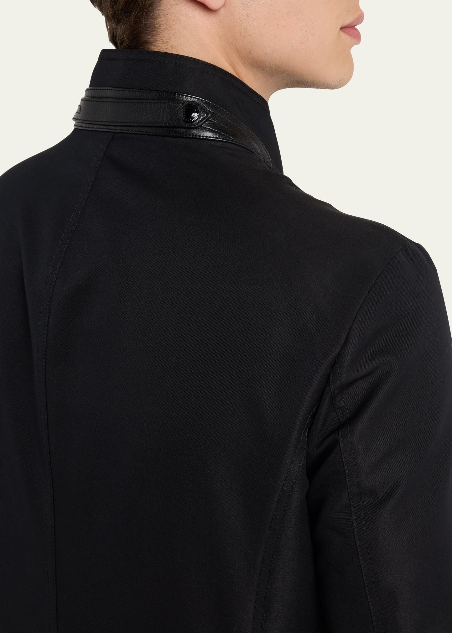 Men's Compact Nylon Military Jacket - 5