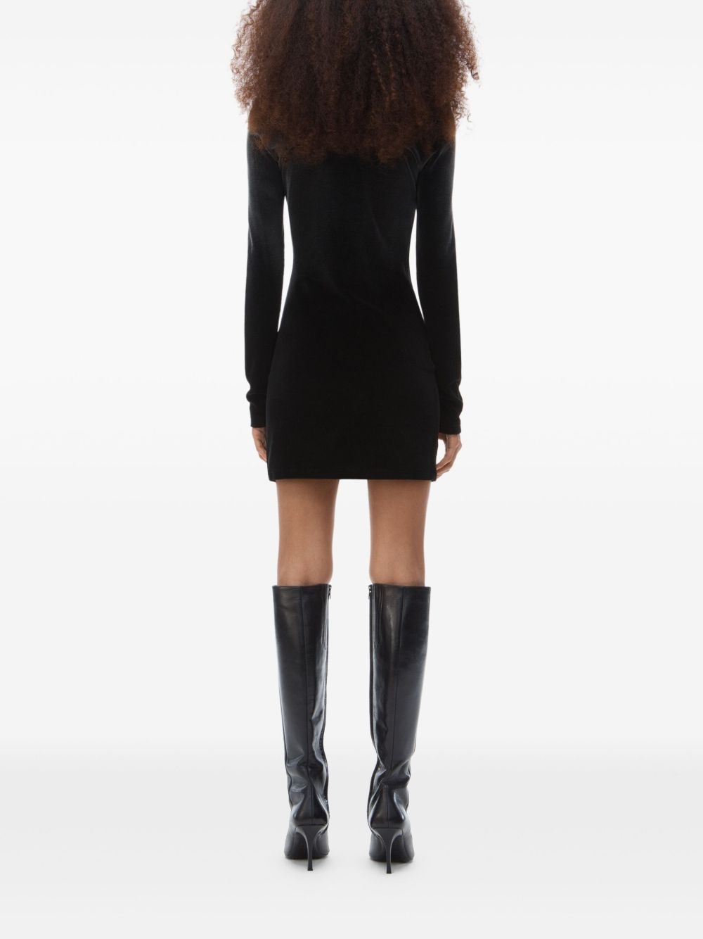 long-sleeved minidress - 3