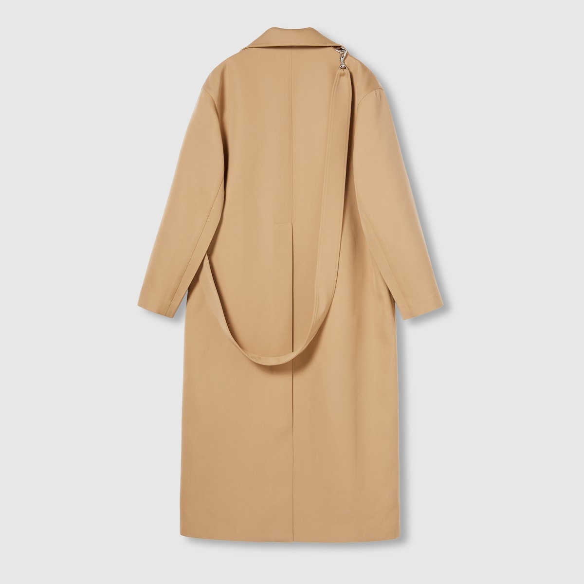 Wool coat with waistbelt - 8