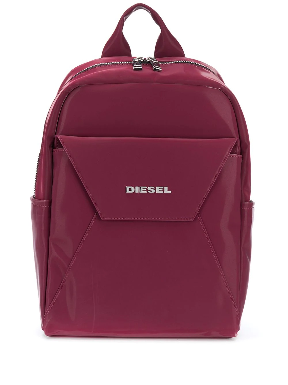 fold-front zip around backpack - 1