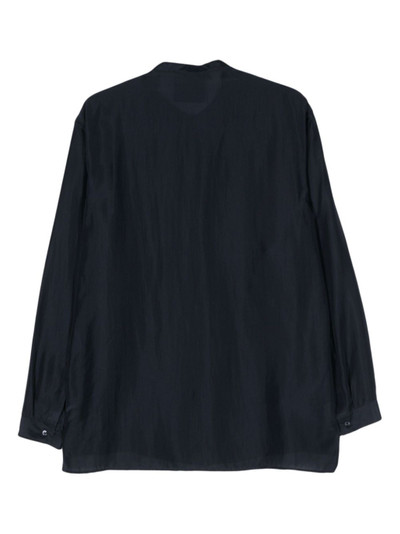 GIORGIO ARMANI long-sleeve silk shirt outlook