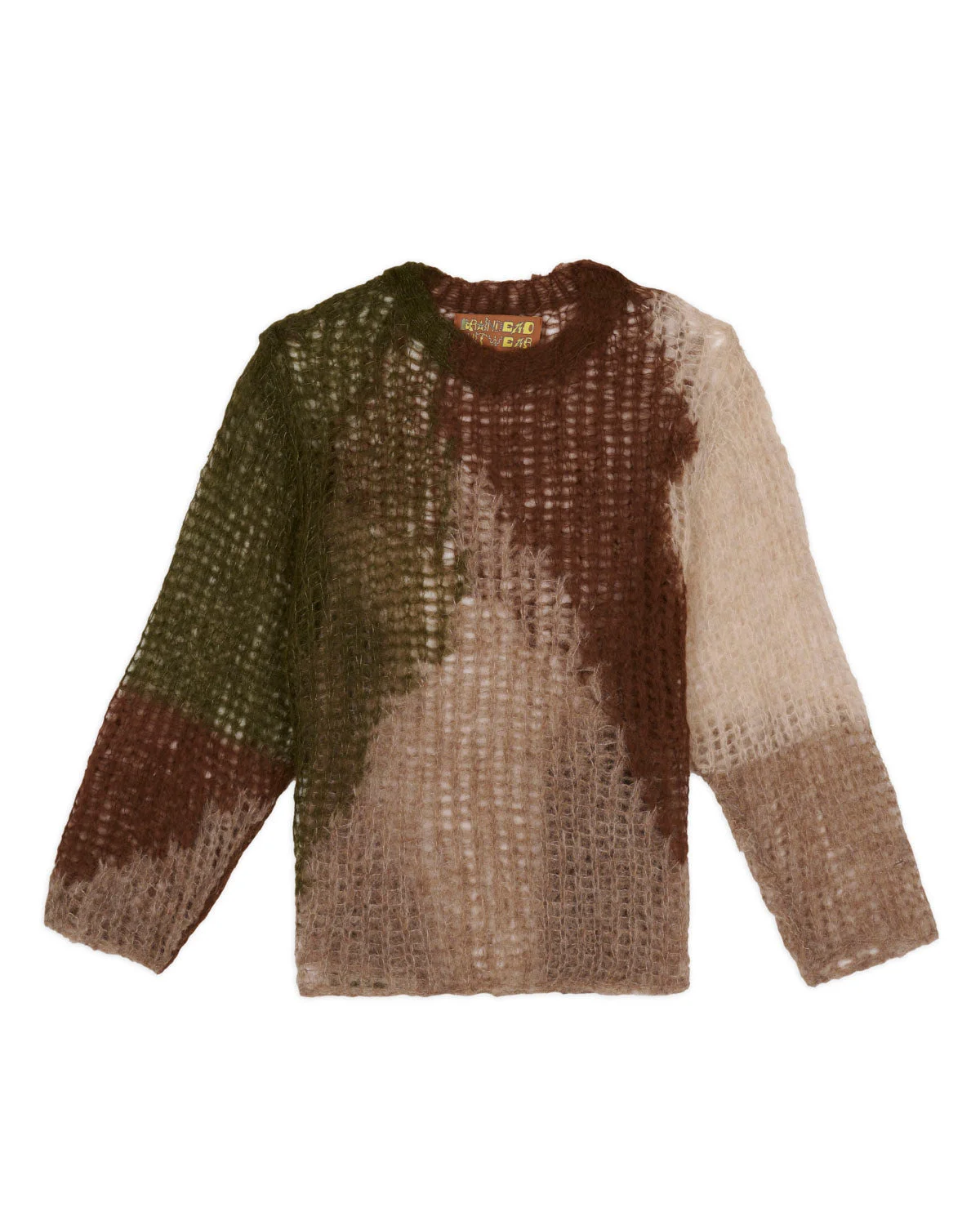 Organic Threadbare Sweater - Olive - 1