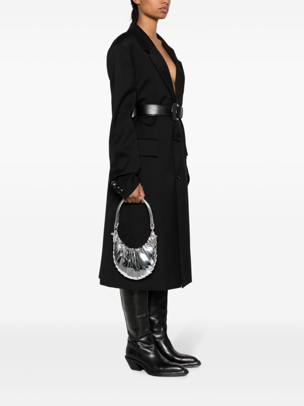 Mini Petal metallic shoulder bag - 2