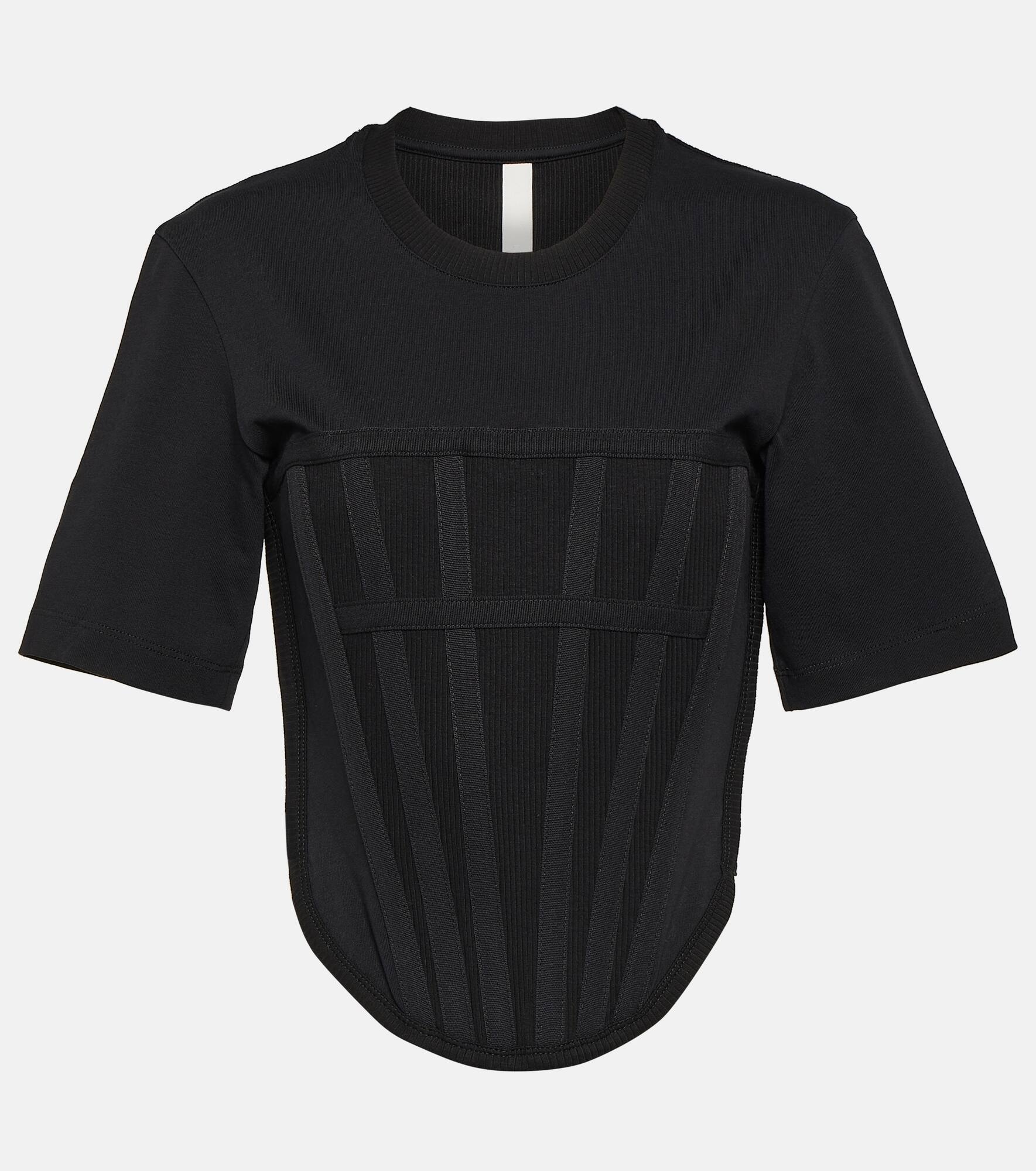 Corset cotton jersey T-shirt - 1