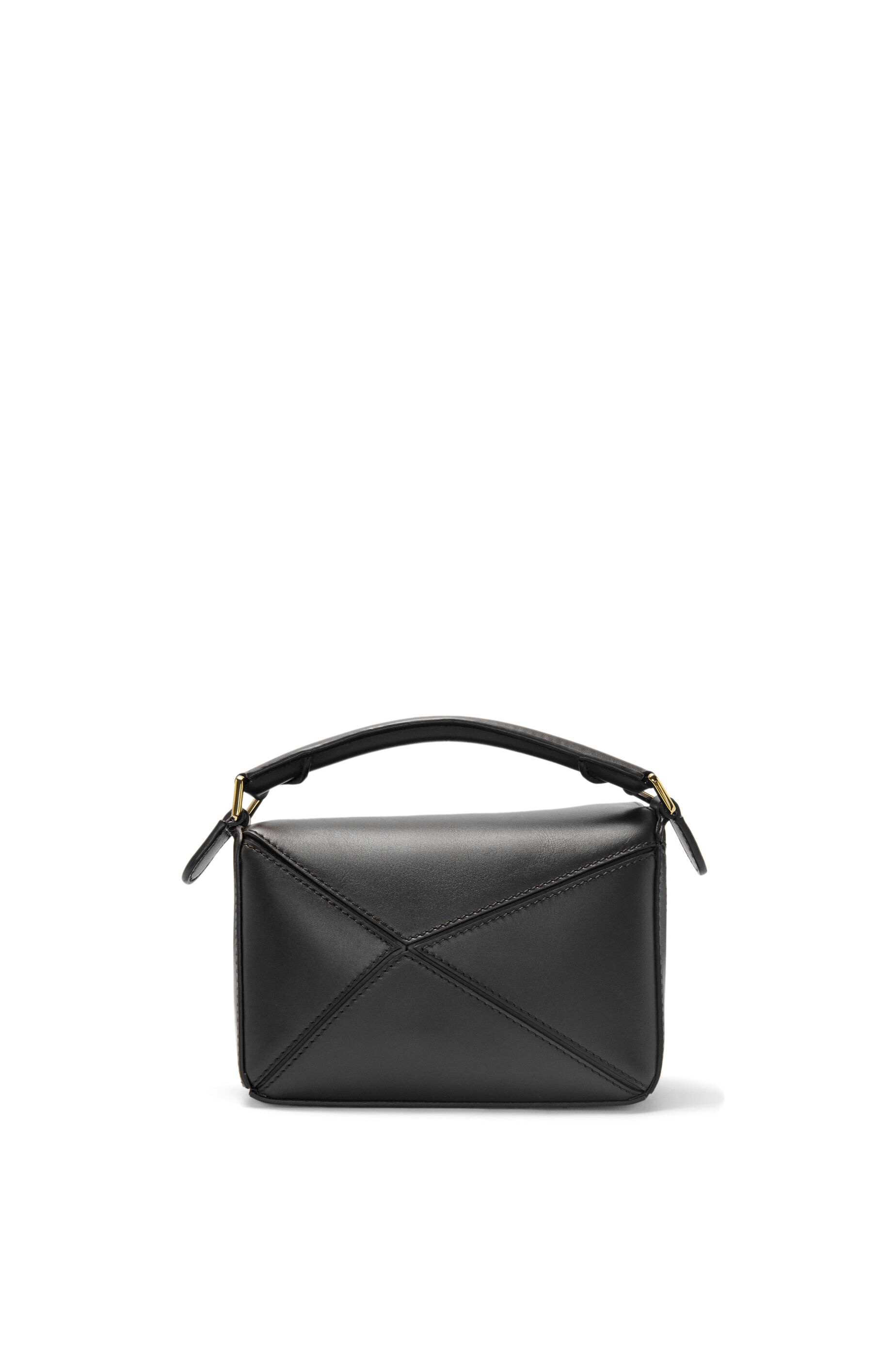 Calcifer mini Puzzle bag in satin calfskin and crystal - 5