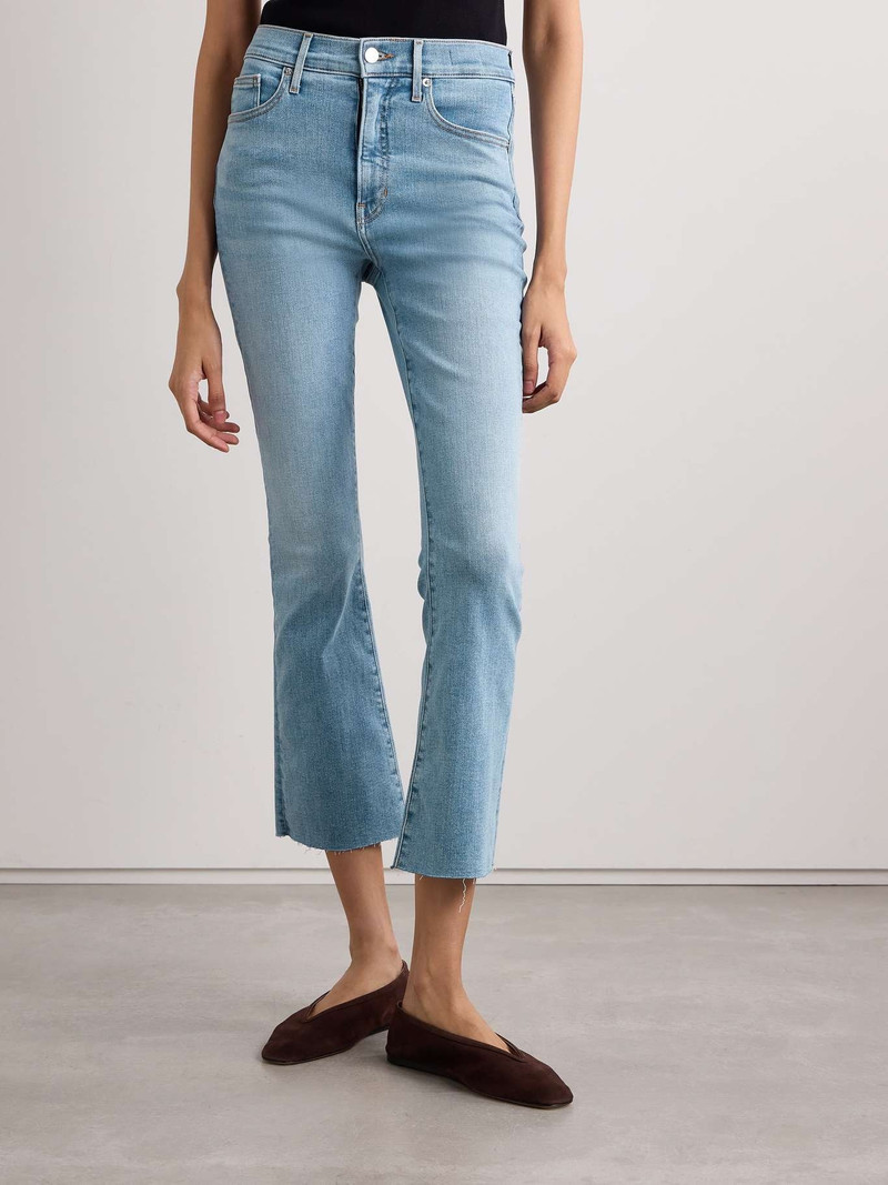 Carolina cropped high-rise flared jeans 3