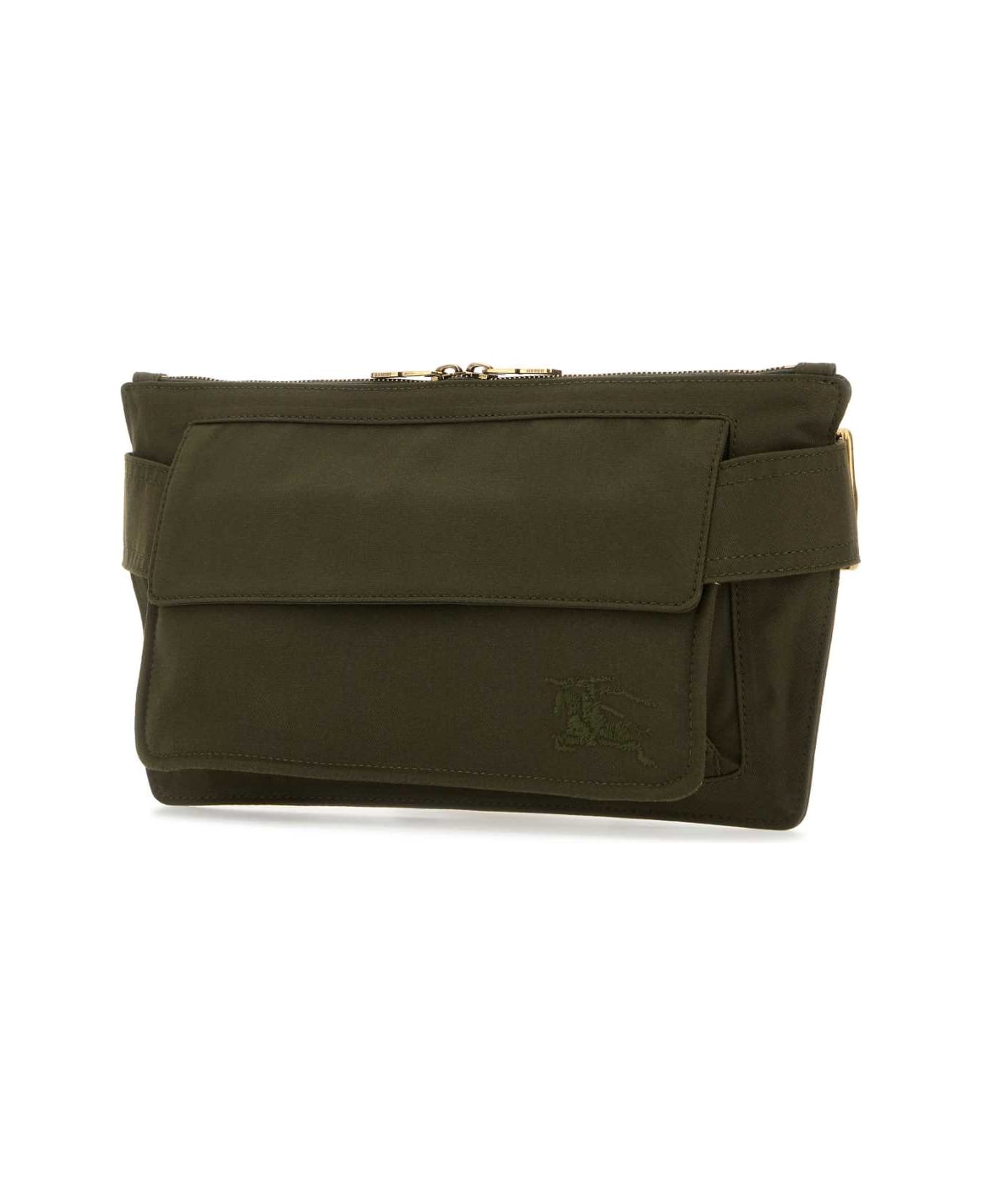Army Green Canvas Trench Belt Bag - 2