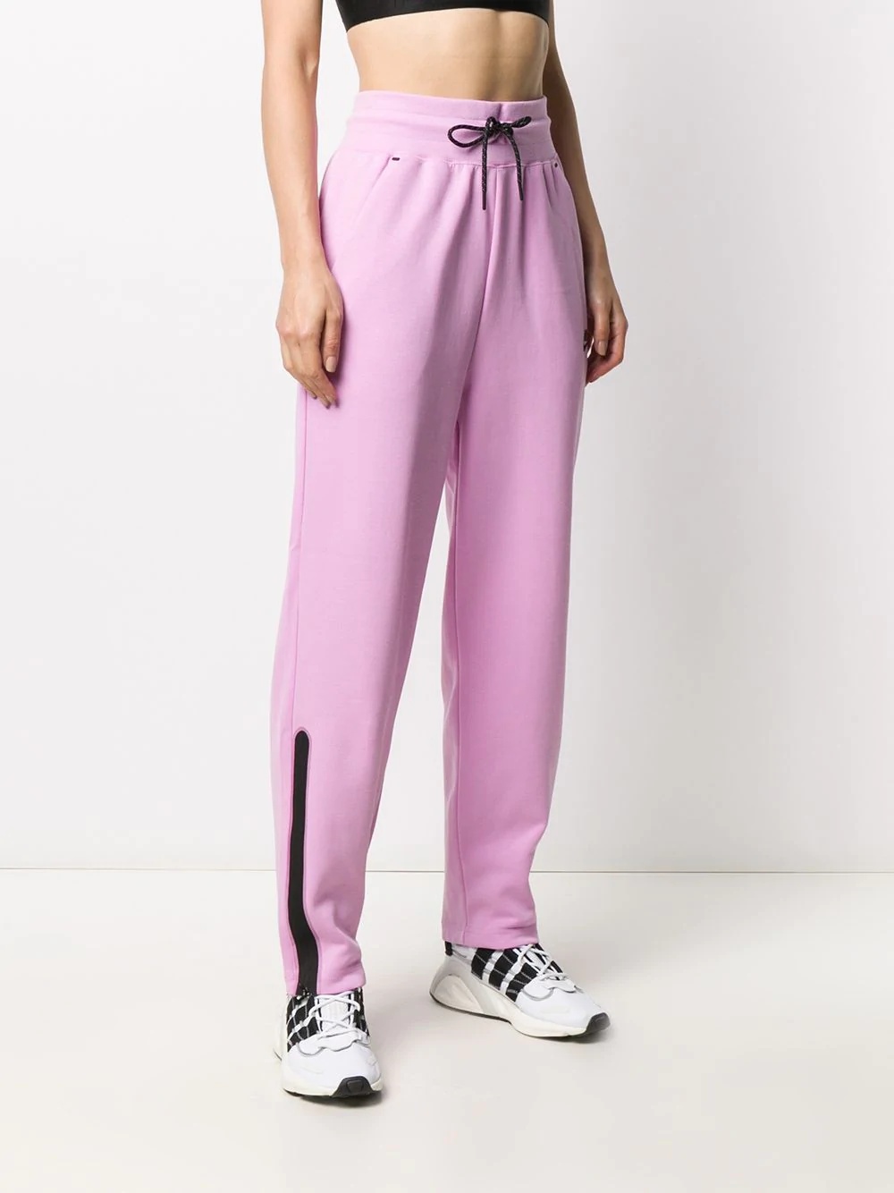 contrasting panel detail track pants - 3