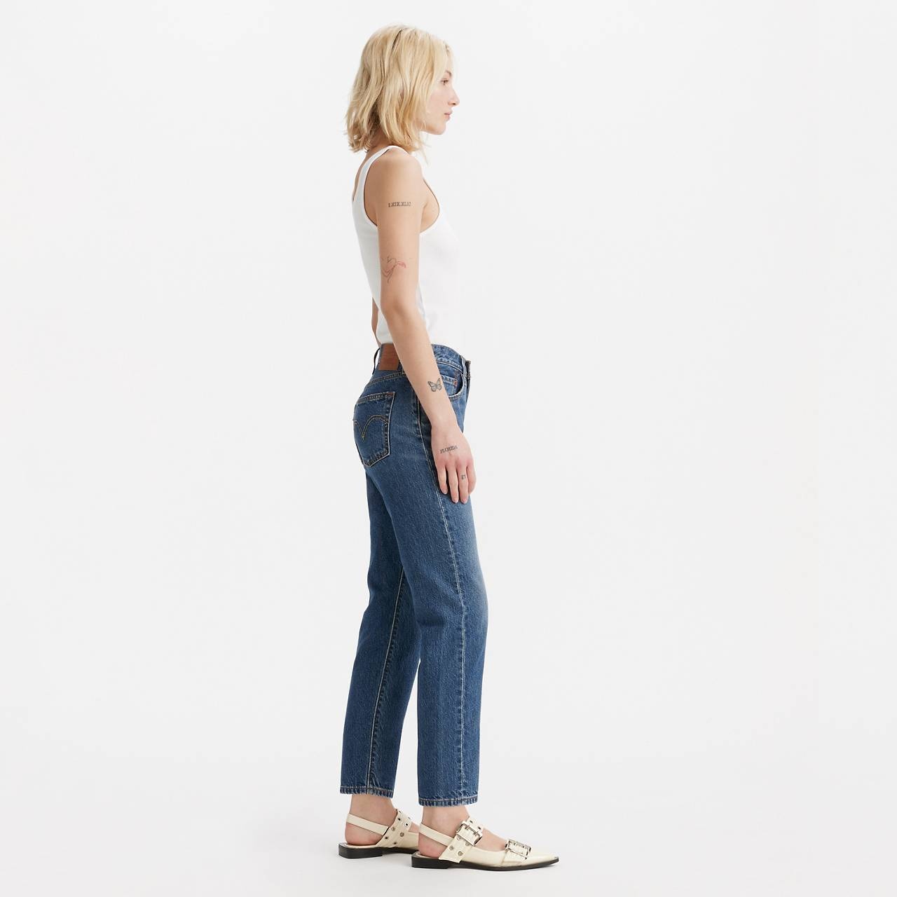 501® ORIGINAL FIT CROPPED LIGHTWEIGHT WOMEN'S JEANS - 5