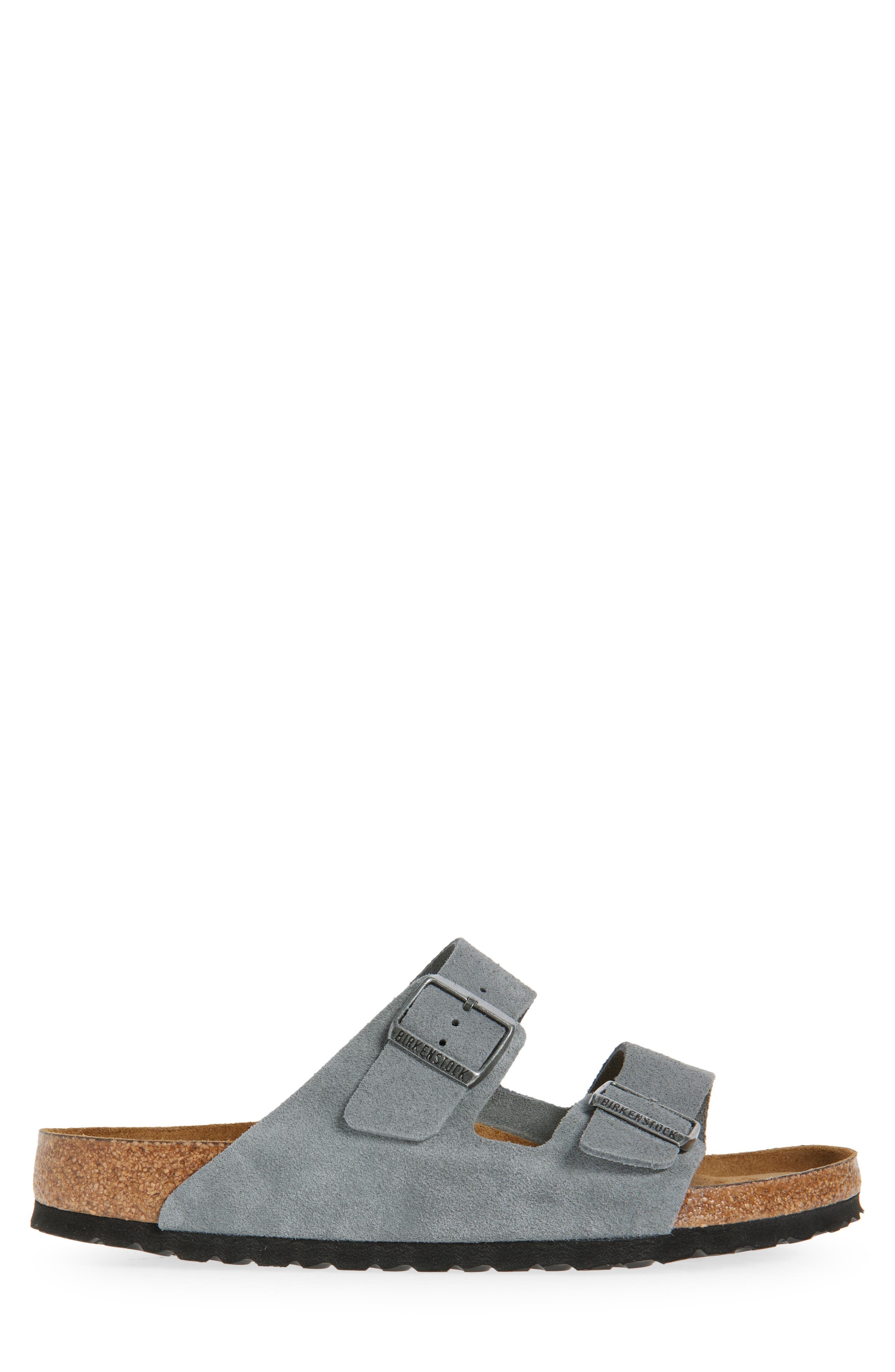 Birkenstock Arizona Soft Slide Sandal in Basalt at Nordstrom - 3