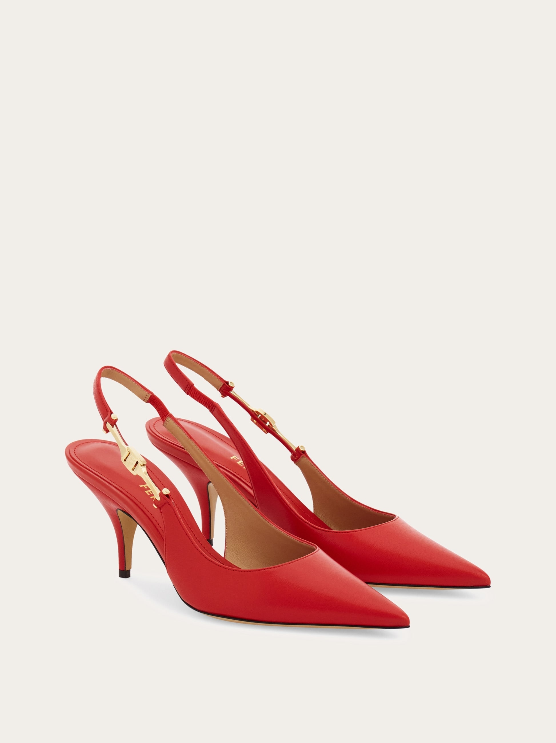 F buckle slingback pump - 5