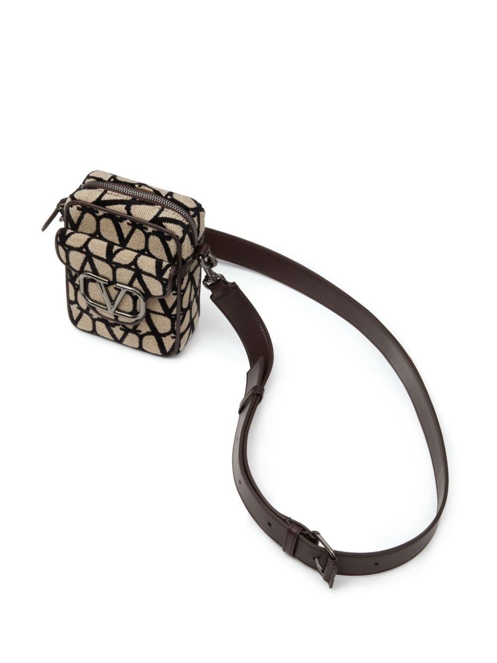 VLogo logo-plaque messenger bag - 5