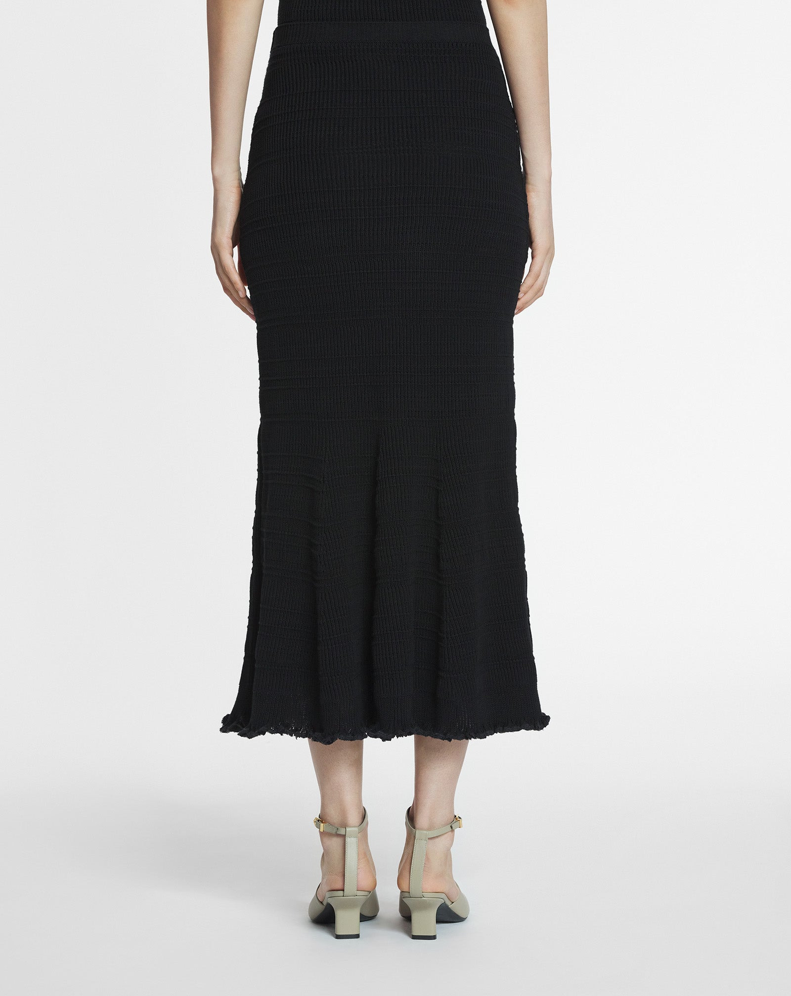 COTTON MIDI SKIRT - 4
