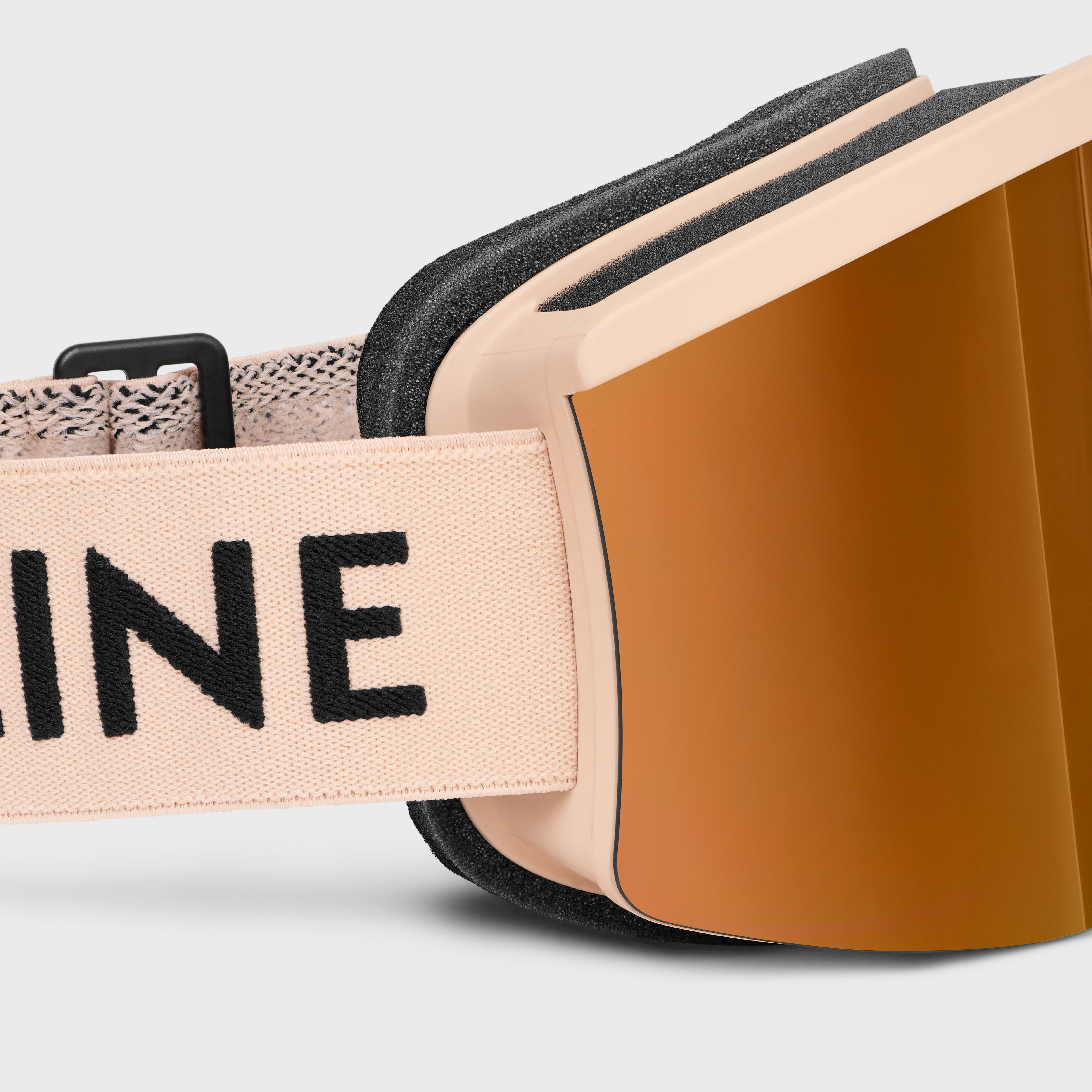 サングラス CELINE SKI MASK IN INJECTED NYLON WITH MIRROR LENSES CELINE - Celine Ski Mask In Injected Nylon With Mirror