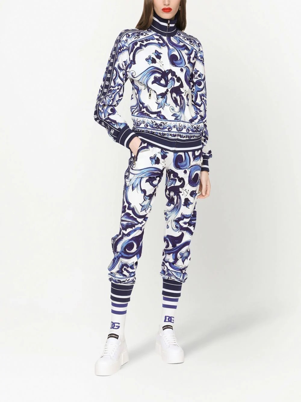 Majolica-print bomber jacket - 3