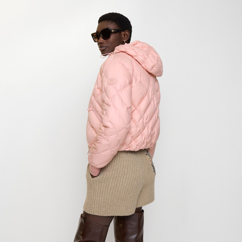 Check-stitch Nylon Delley Puffer Jacket 3