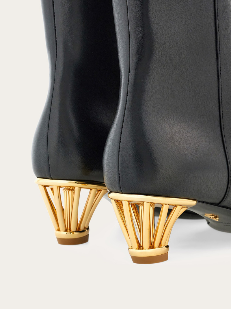 Cage heel ankle boot 8