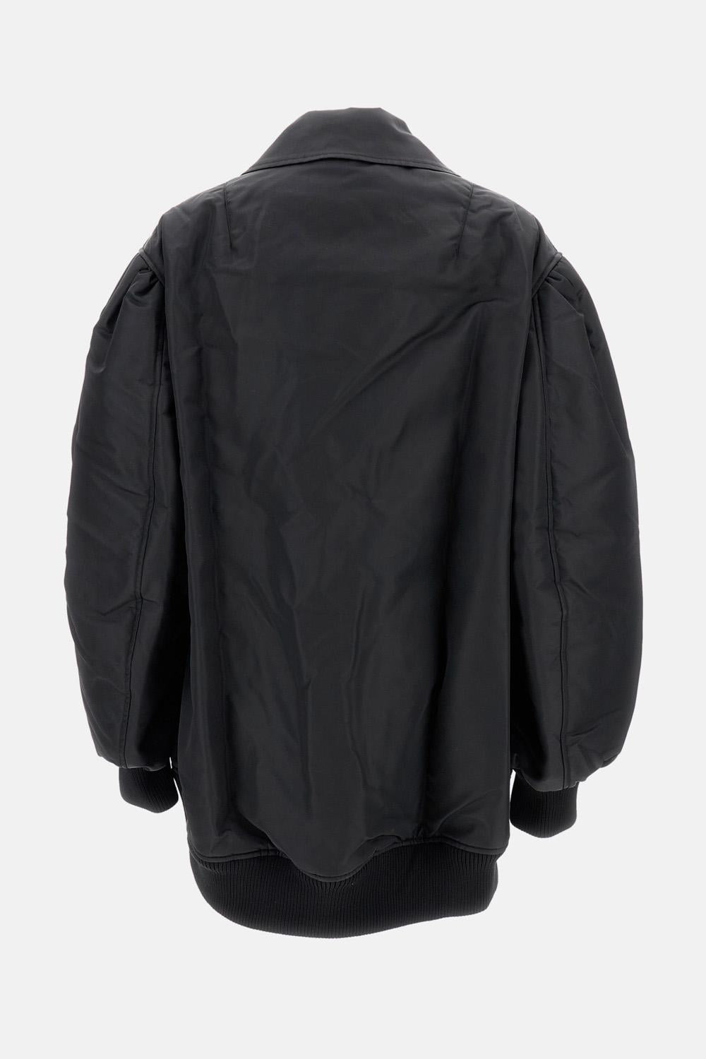 Bomber jacket with puff sleeves and multiple pockets - 3