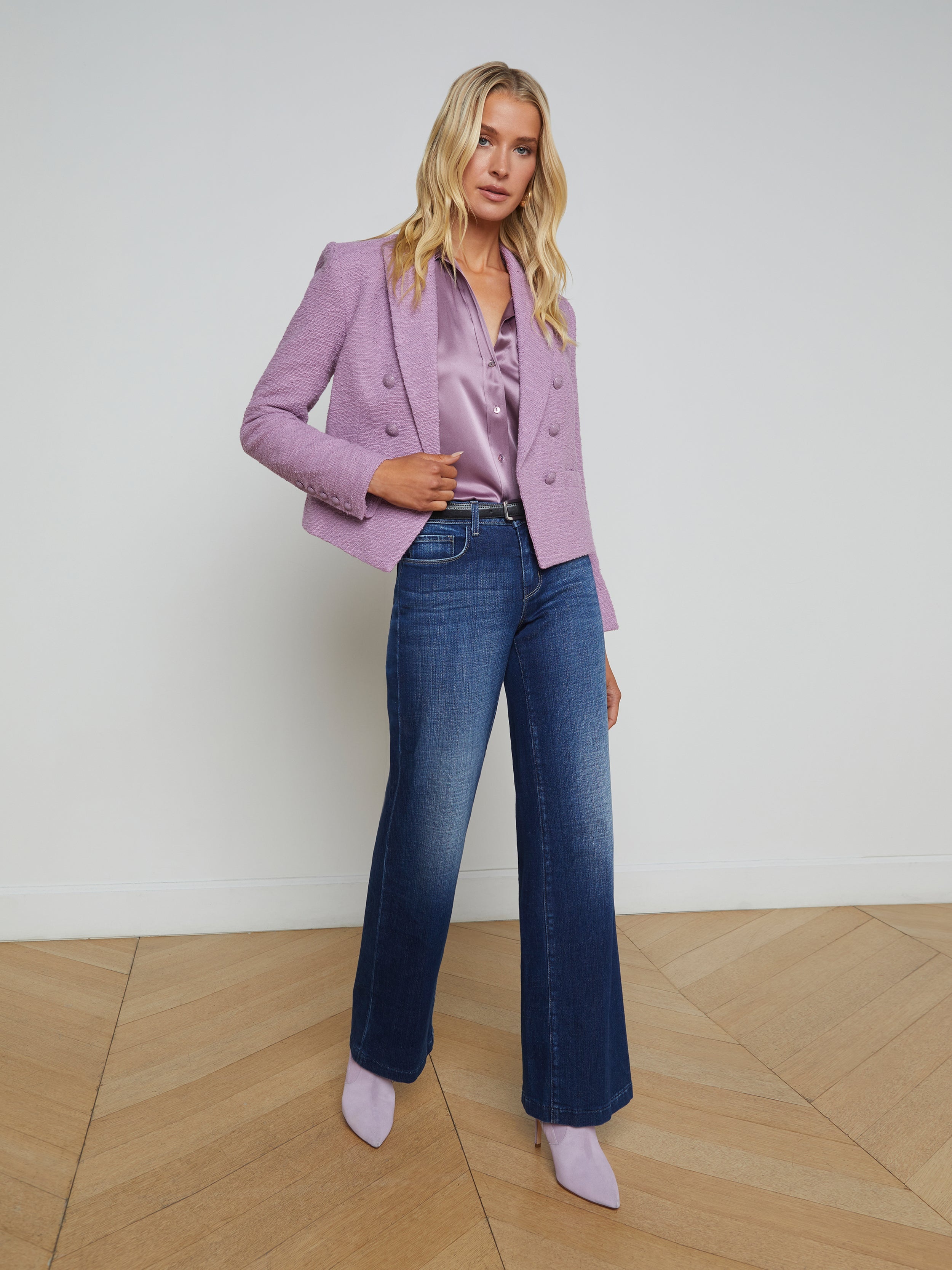 Brooke Open-Front Blazer - 3