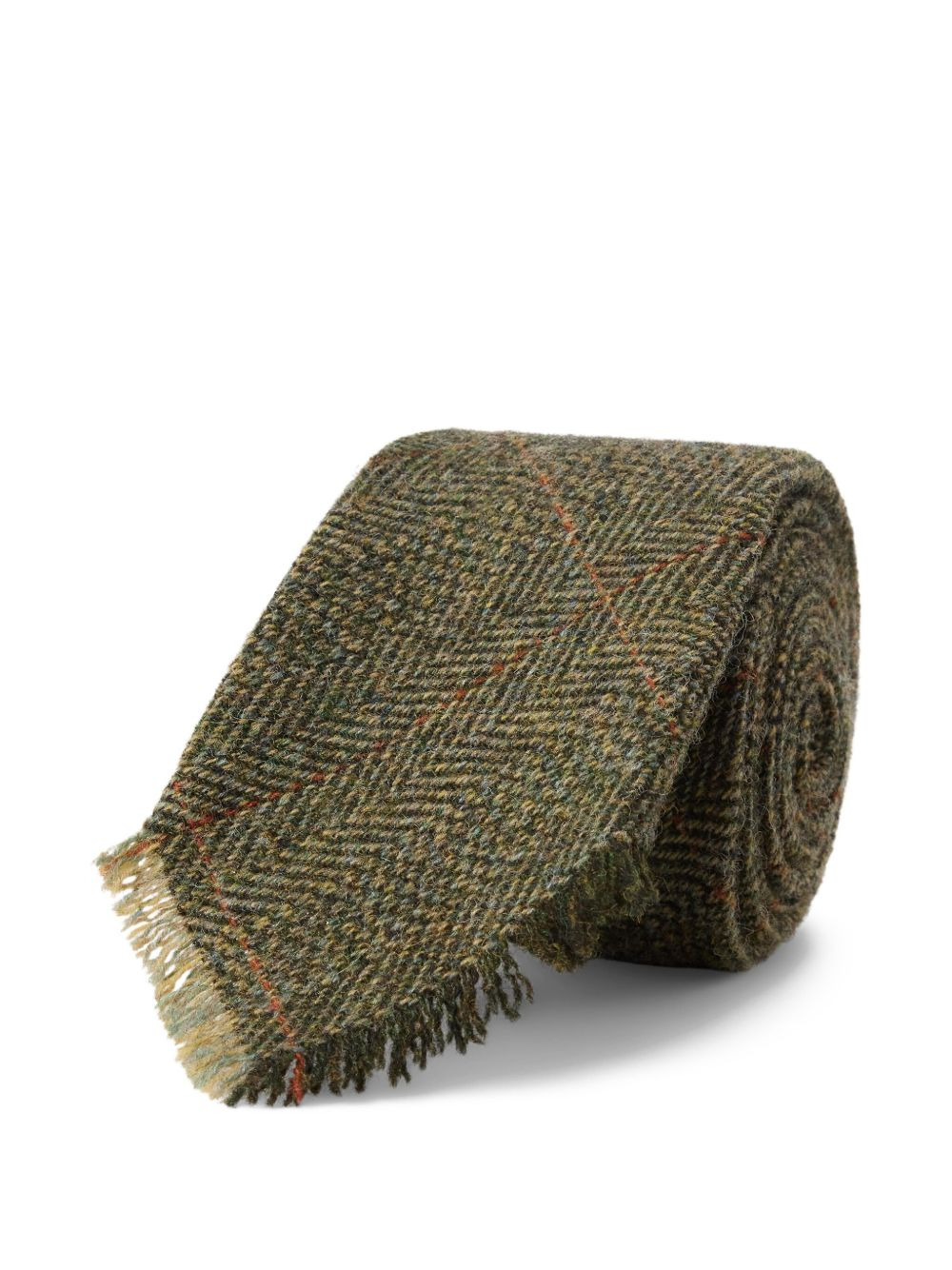 herringbone tweed tie - 2