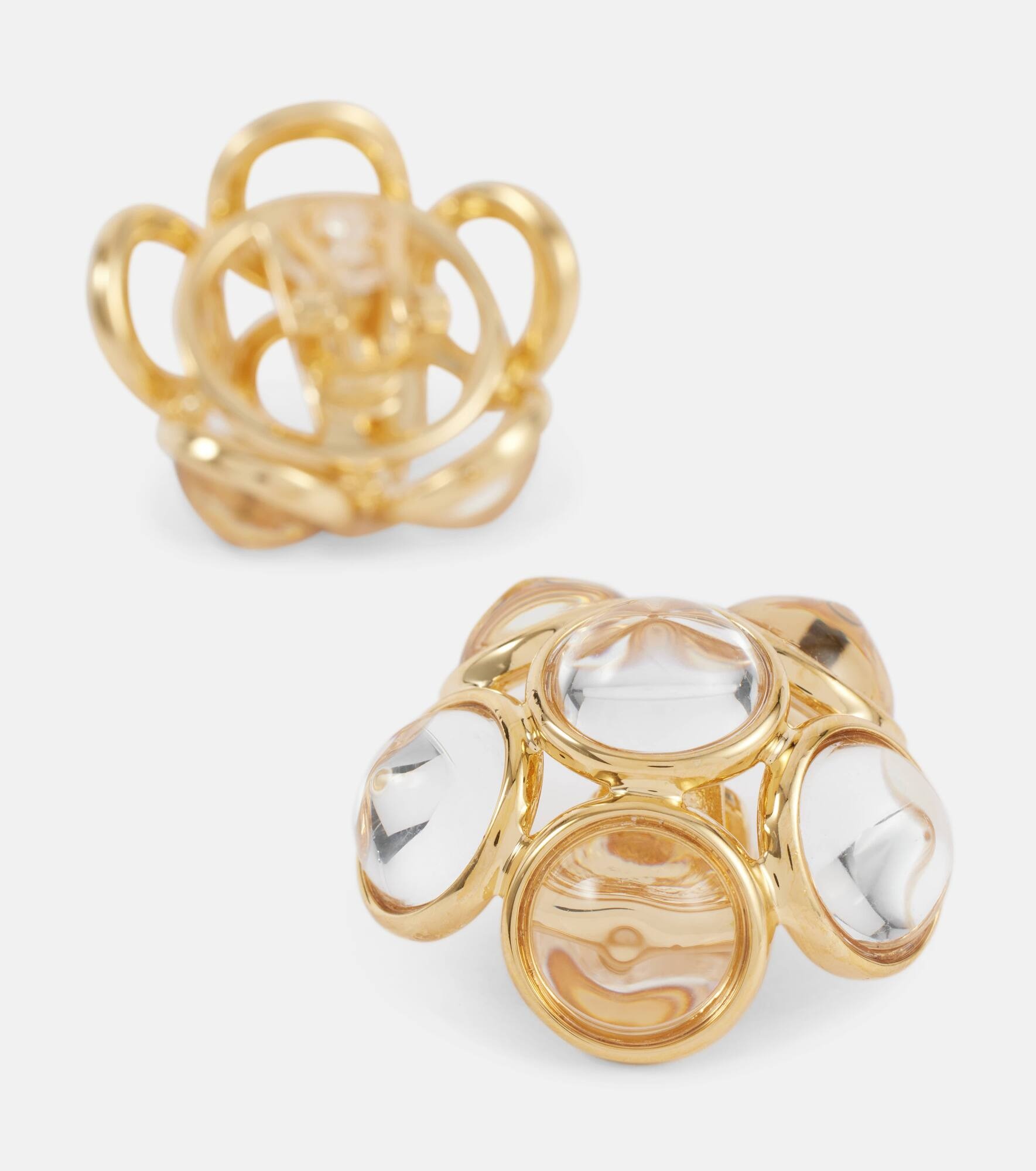 Flower earrings - 4