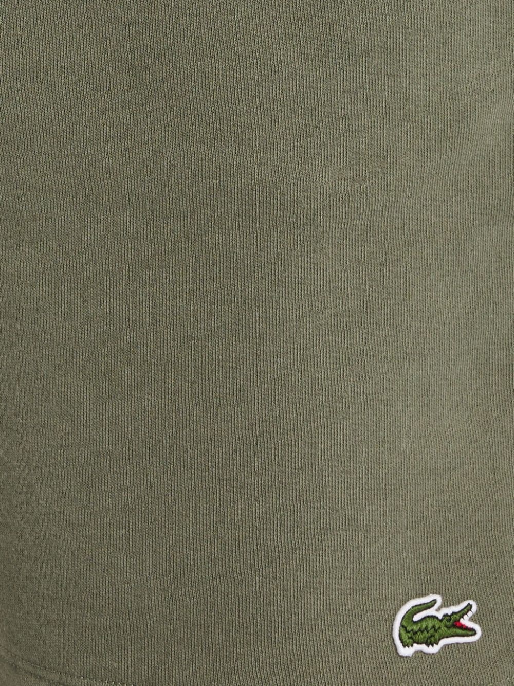 logo-patch cotton-blend track shorts - 5