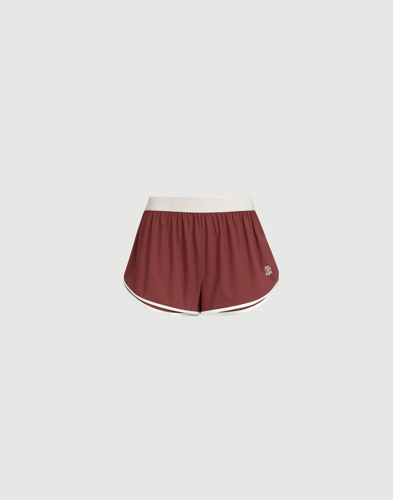 Techno jersey shorts with logo 1