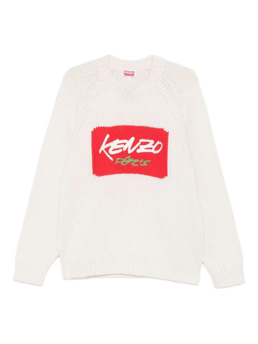 Kenzo ' X Futura 2000' Wool Jumper With Graffiti Typography Clothing - 1