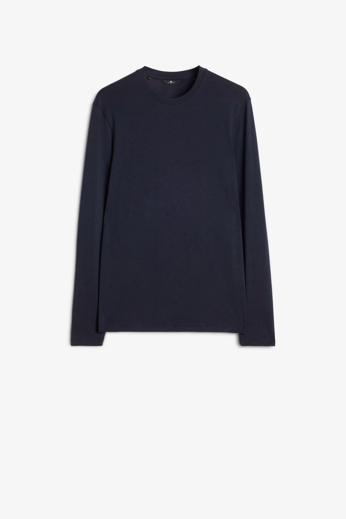 CREWNECK LONG SLEEVE TEE in Lyocell - 1