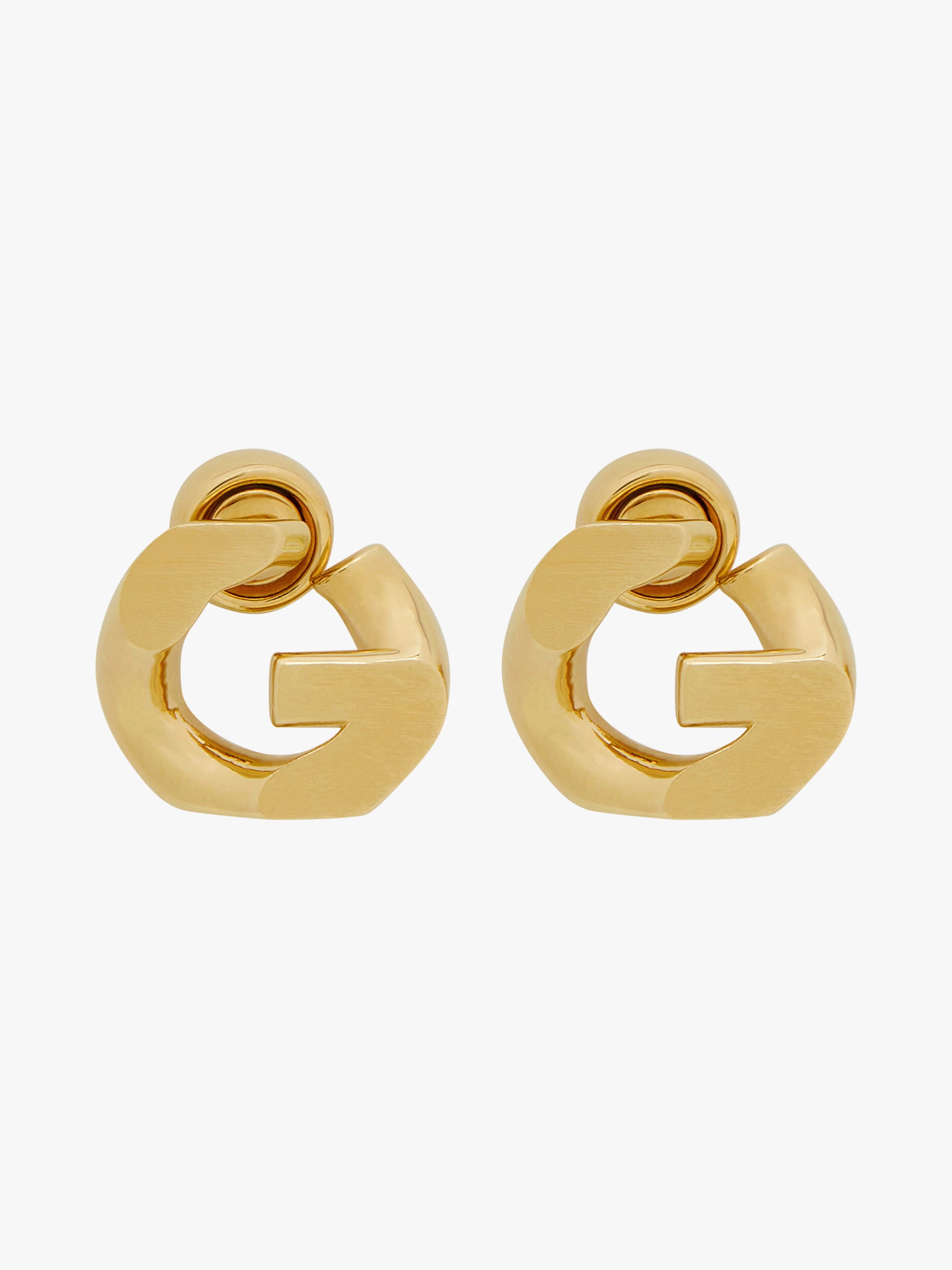 G CHAIN EARRINGS - 1