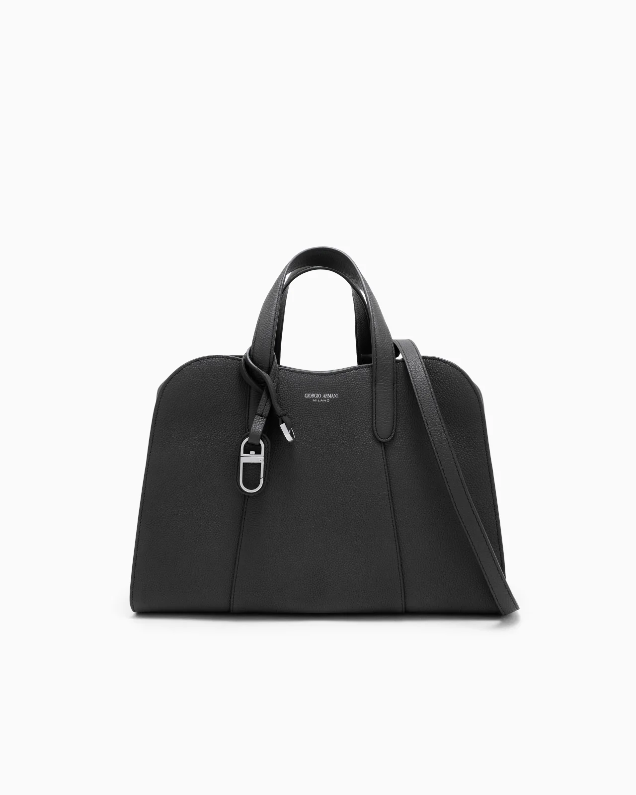 HANDBAG IN GRAINED LEATHER - 1