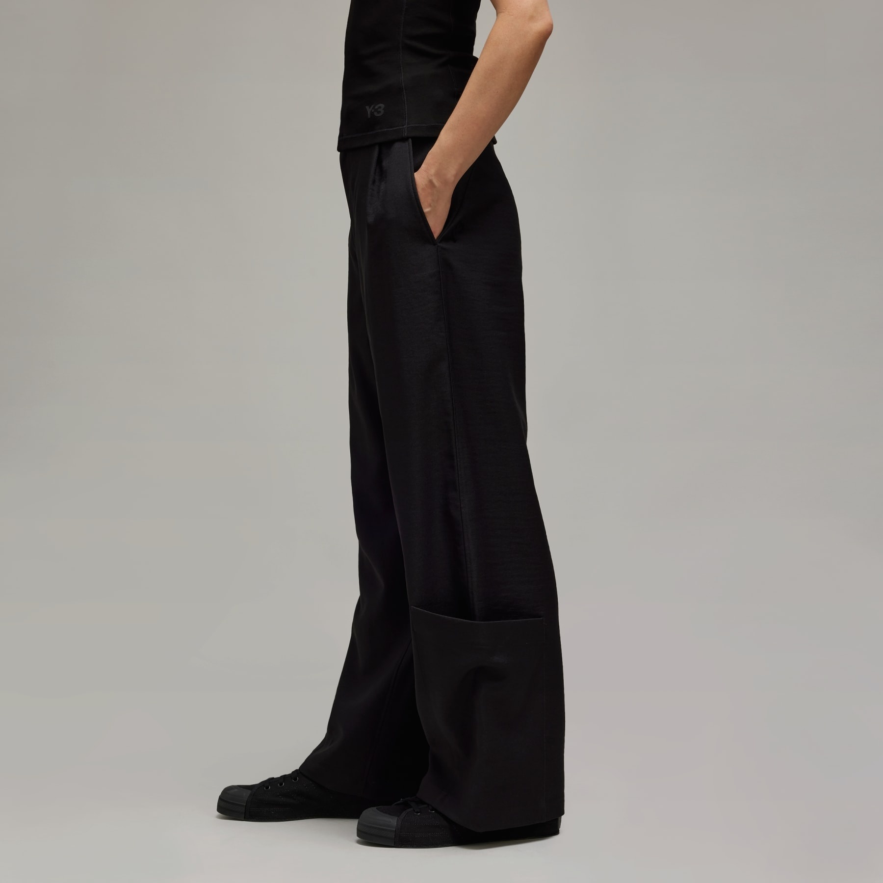 Y-3 Sport Uniform Wide Leg Pants - 4