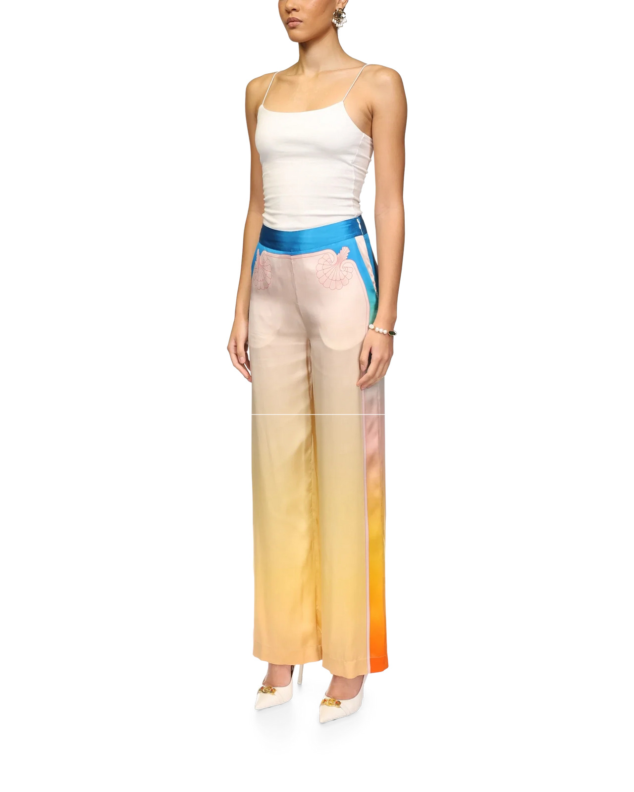 L'Arc Coloré Silk Trousers - 3