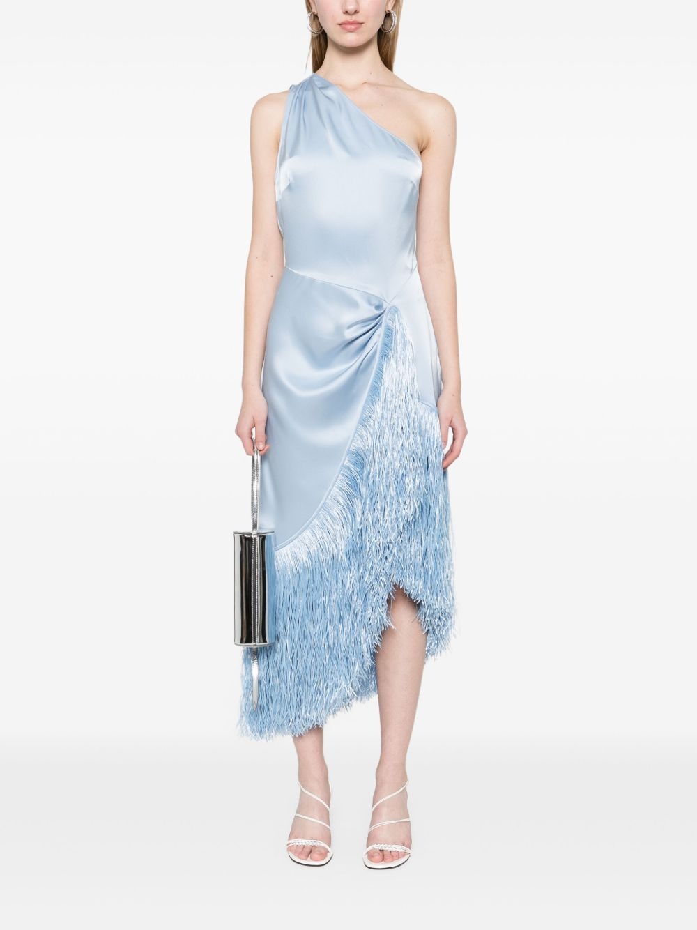 fringe-detailed midi dress - 2