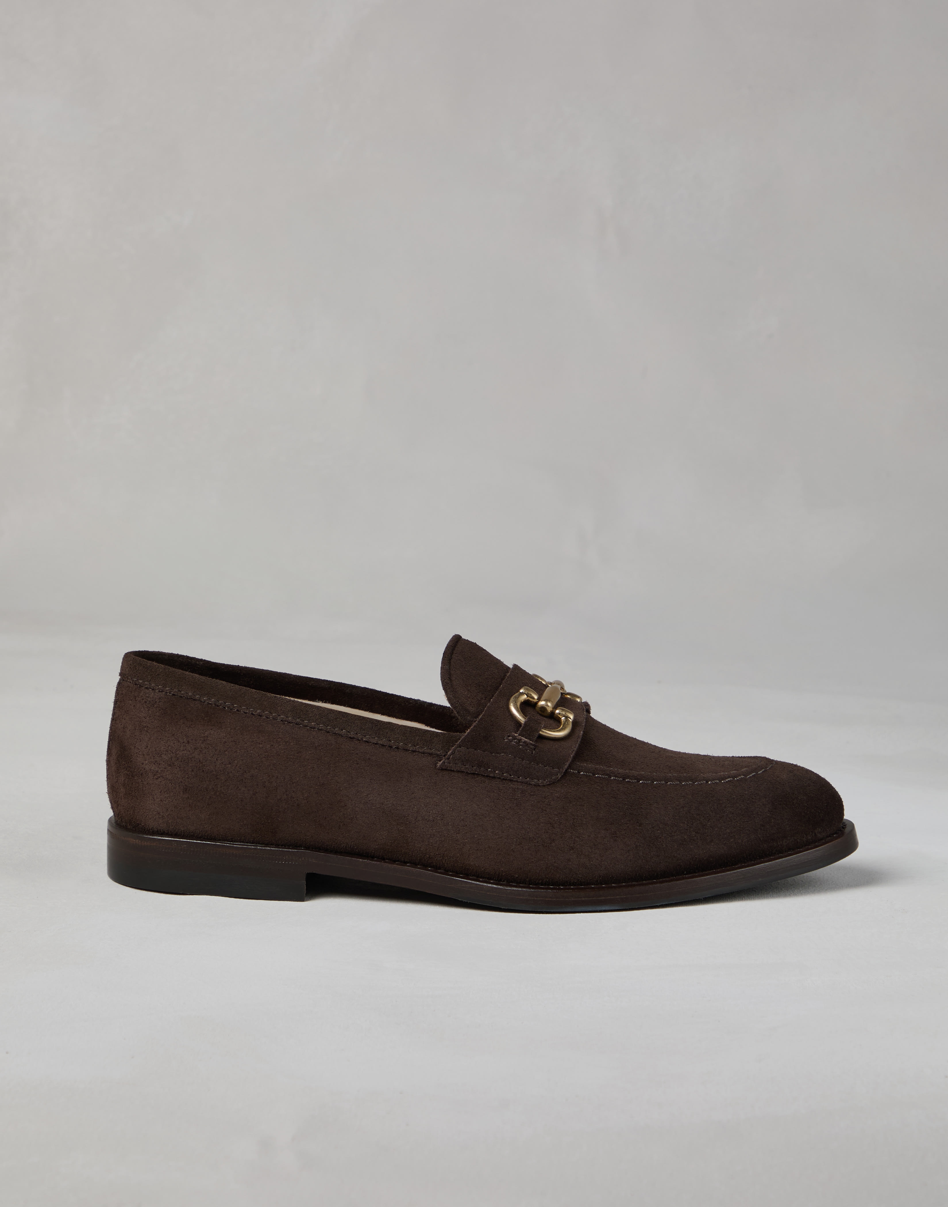 Suede loafers with bit - 5